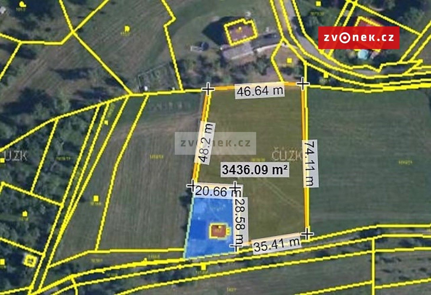 Pozemky pro bydlení, Jasenná, 3 558 m²