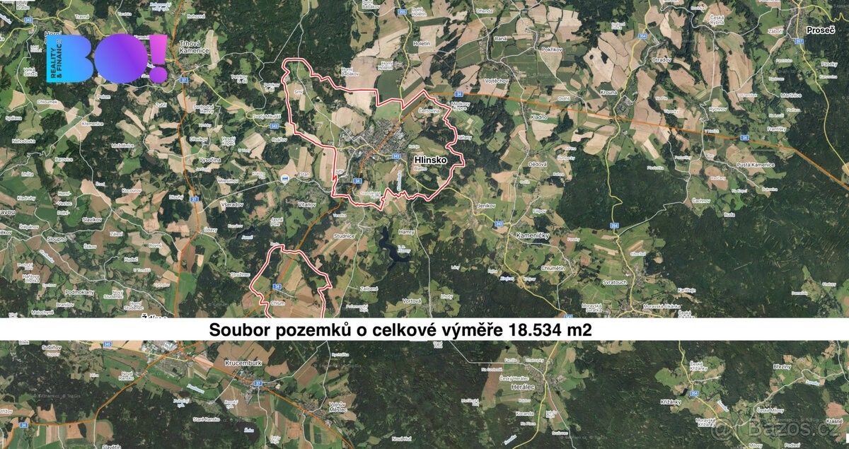 Zemědělské pozemky, Lipník nad Bečvou, 751 31, 18 534 m²