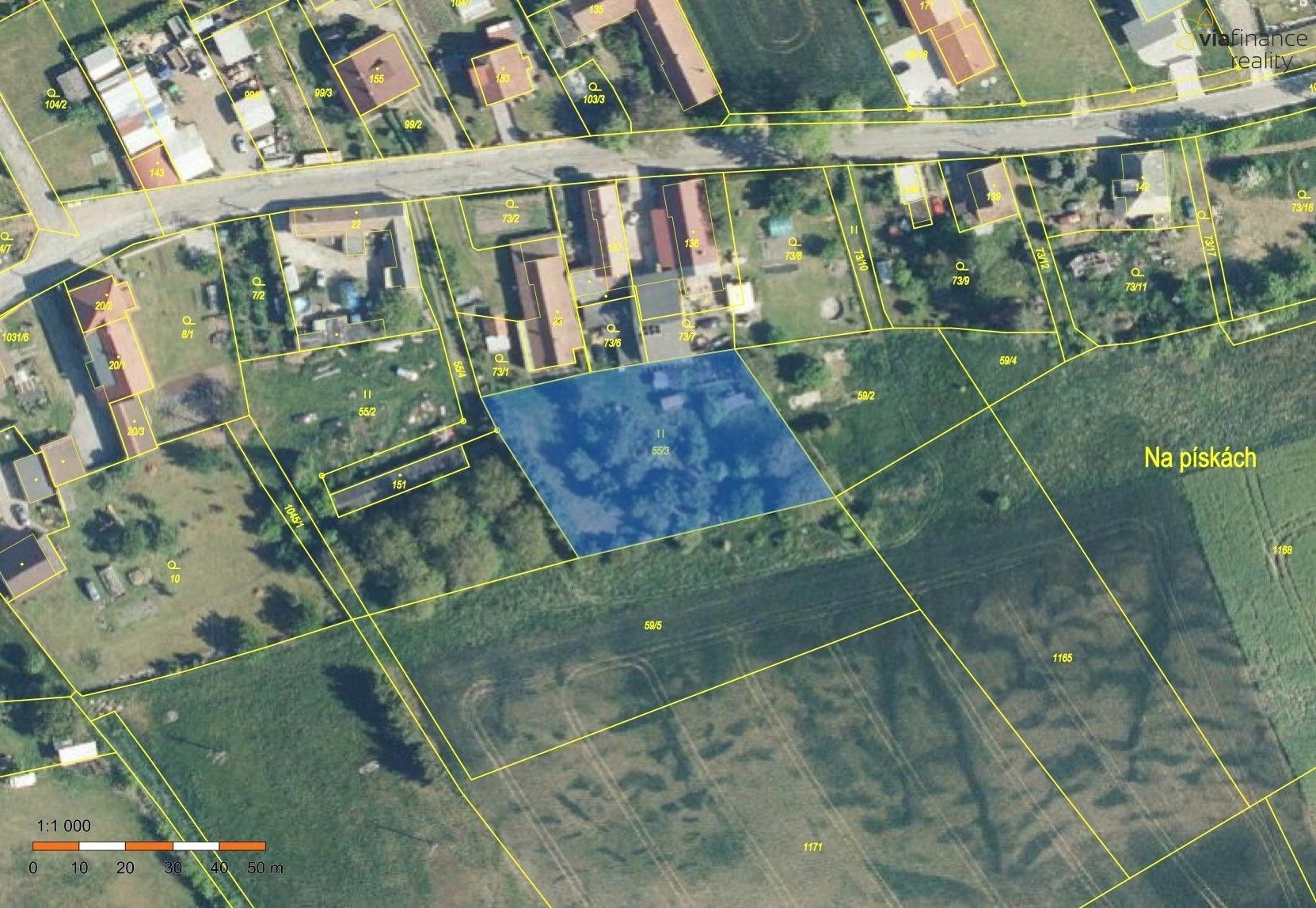 Pozemky pro bydlení, Číbuz, Skalice, 1 135 m²