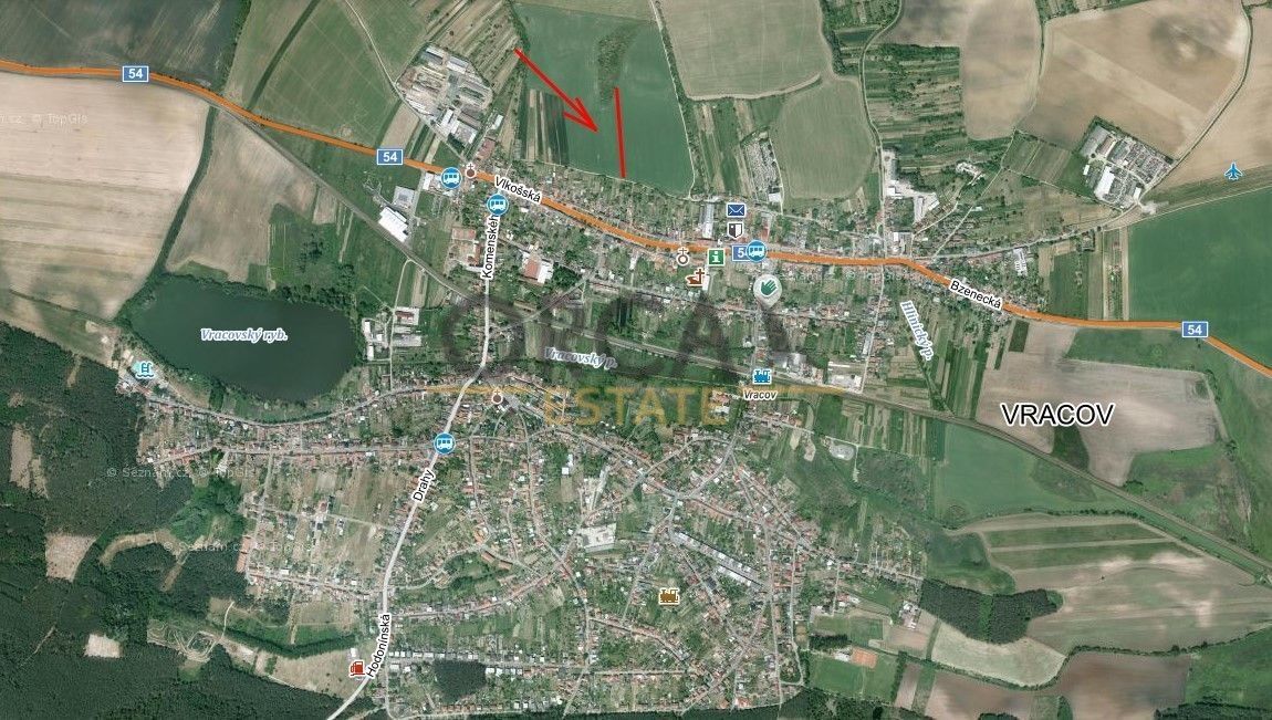 Prodej pozemek - Vracov, 696 42, 833 m²