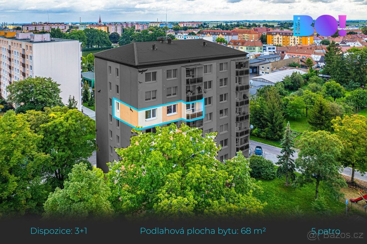 Prodej byt 3+1 - Prostějov, 796 01, 69 m²