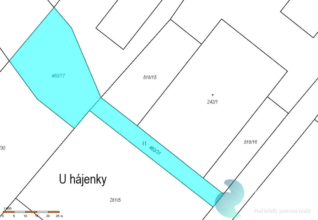 Prodej pozemek - Záryby, 1 702 m²