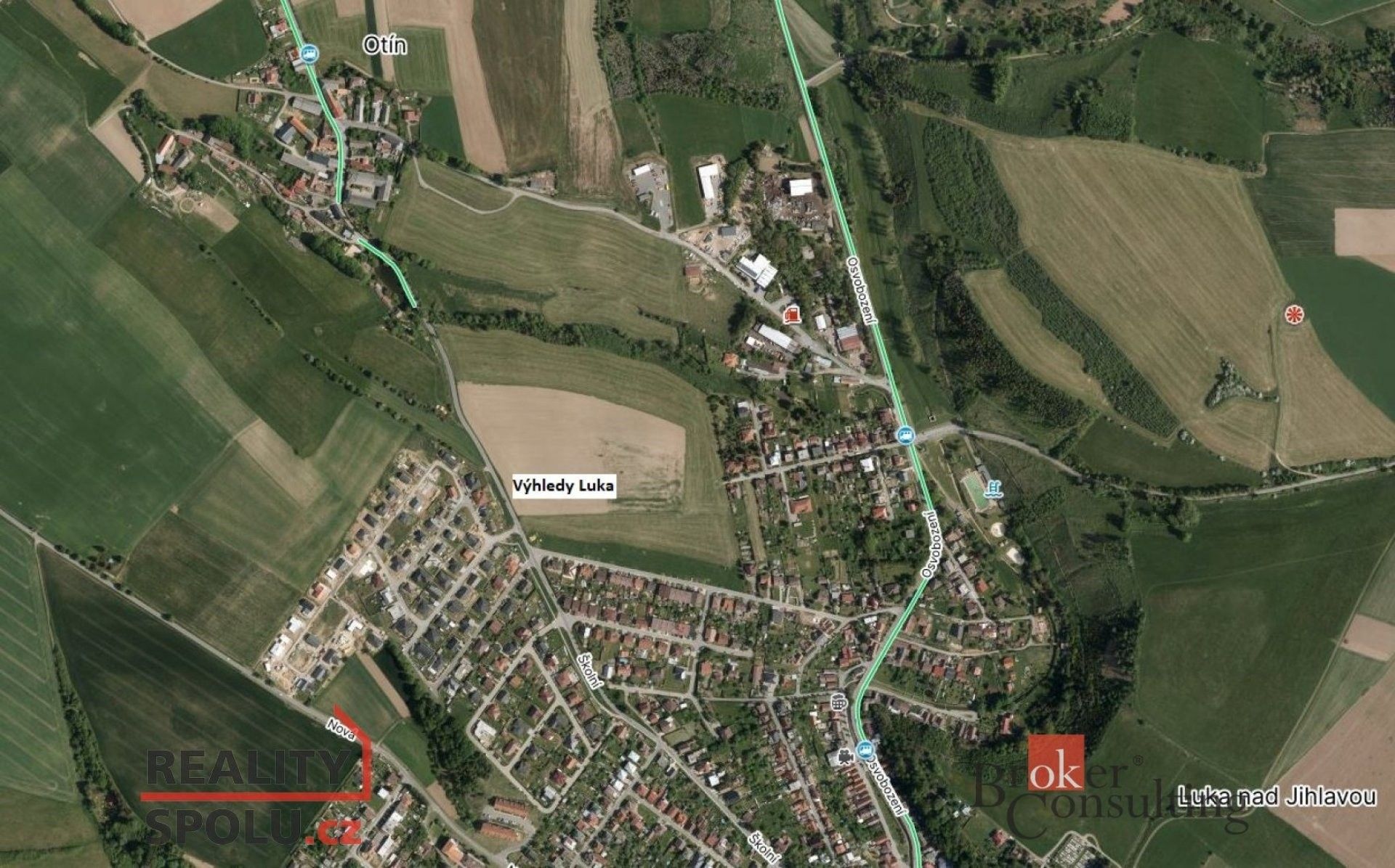 Pozemky pro bydlení, Horní, Luka nad Jihlavou, 672 m²