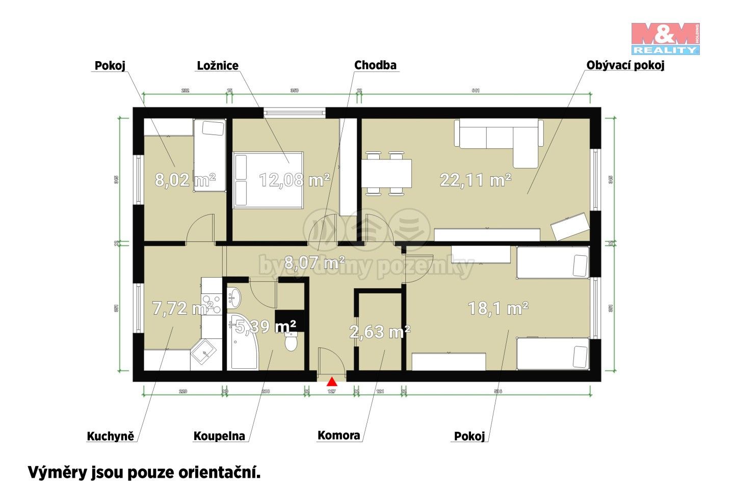 Prodej byt 4+1 - Loudů, Dobřany, 84 m²