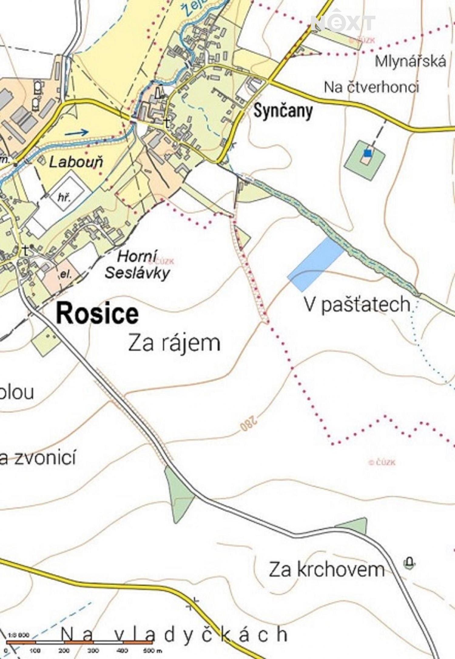 Prodej zemědělský pozemek - Rosice, Chrudim, 32 646 m²