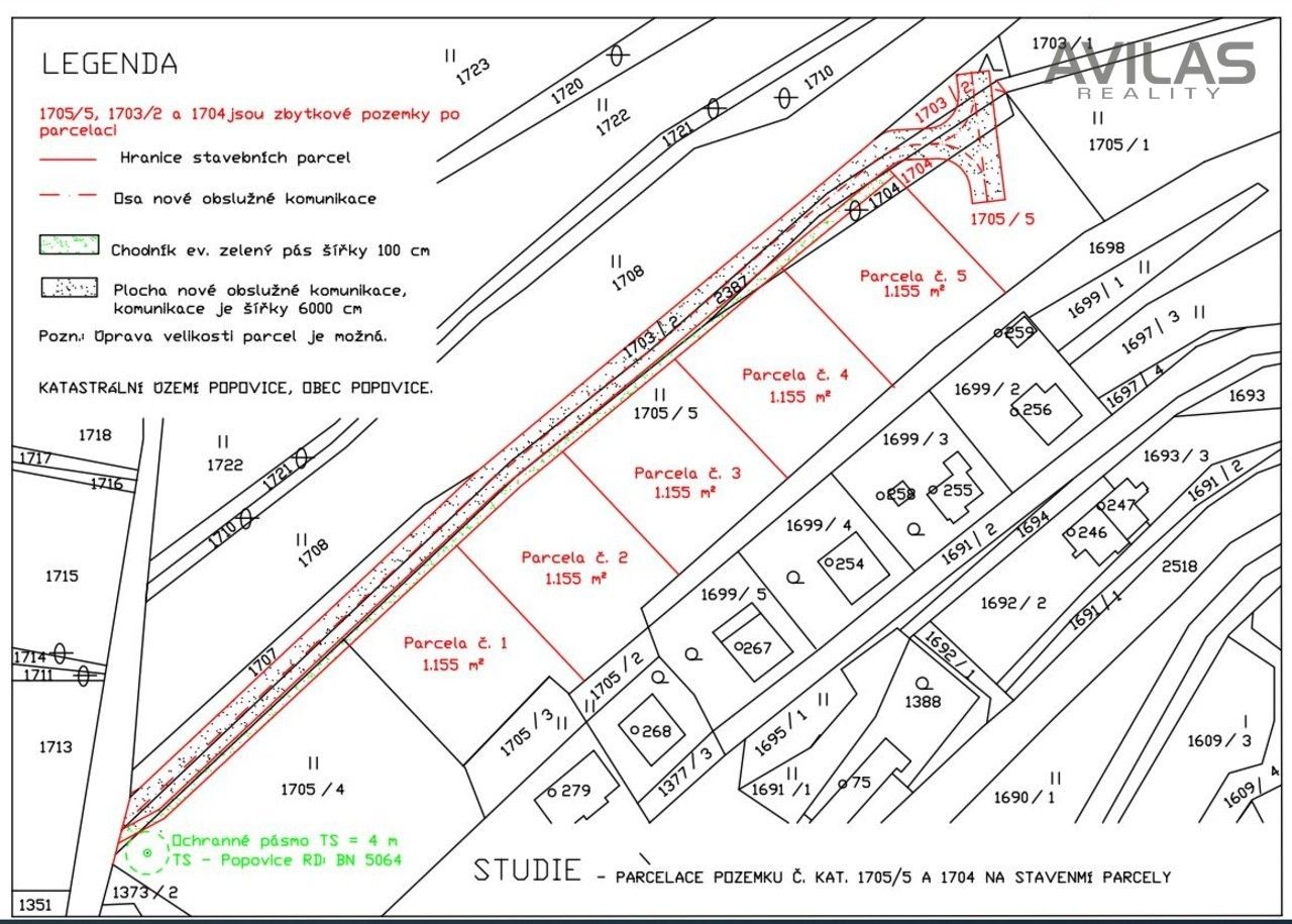 Prodej pozemek pro bydlení - Popovice, 7 856 m²
