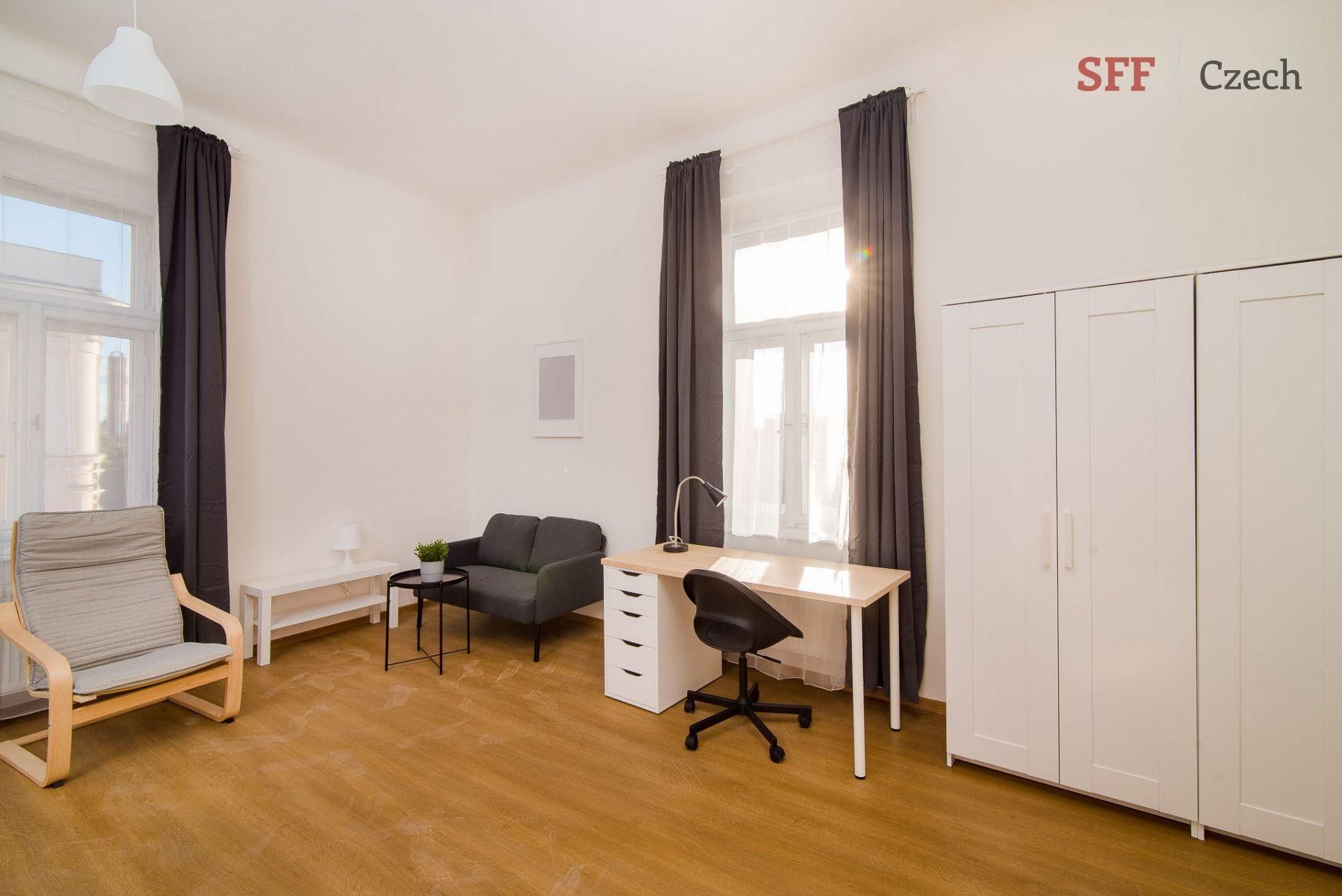 Pronájem byt - Sokolská, Praha, 25 m²