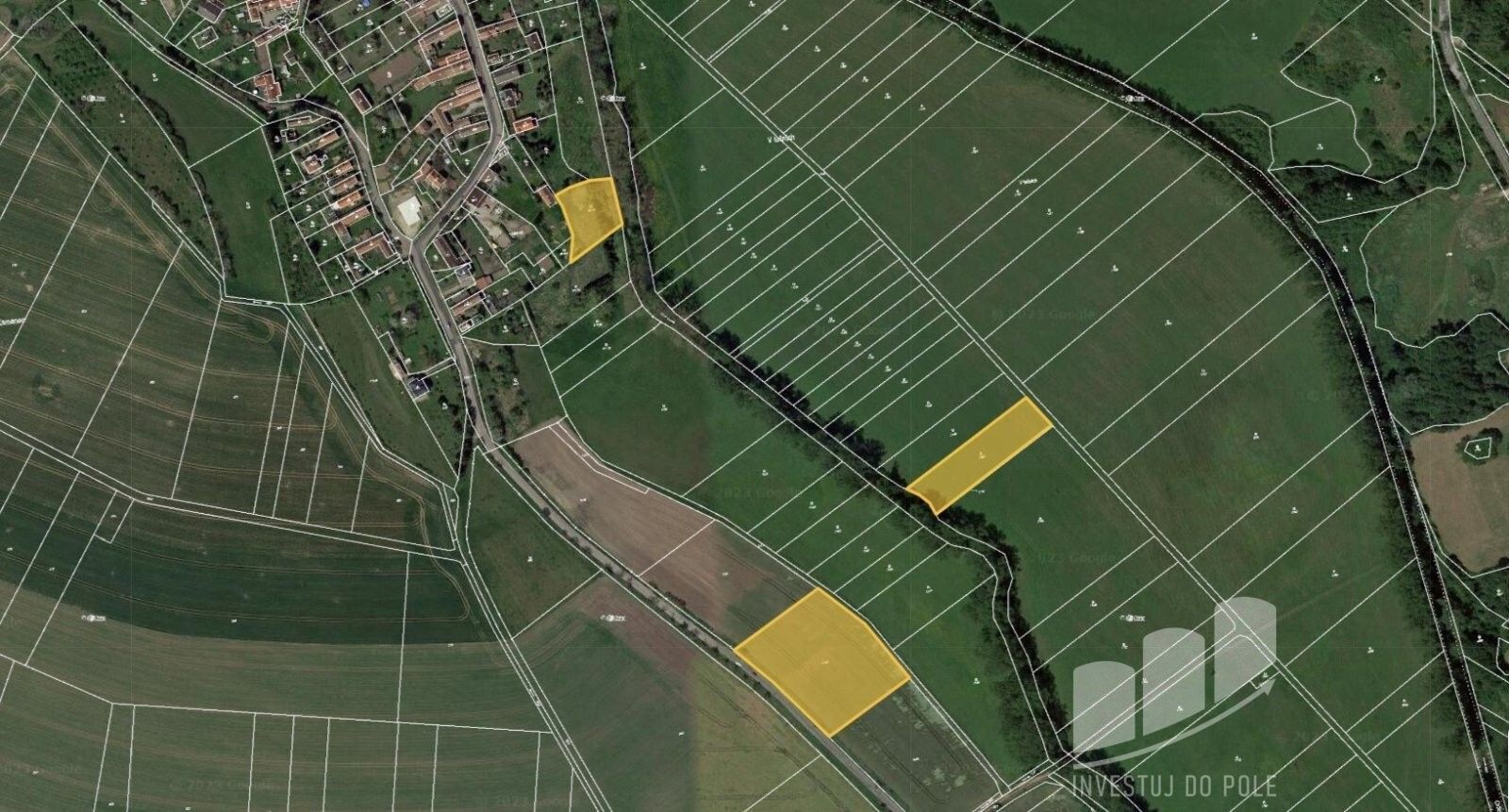 Zemědělské pozemky, Chotělice, Smidary, 12 417 m²