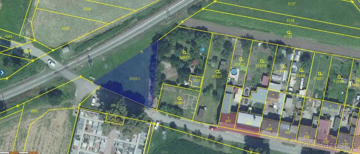 Prodej pozemek - Němčice nad Hanou, 798 27, 646 m²