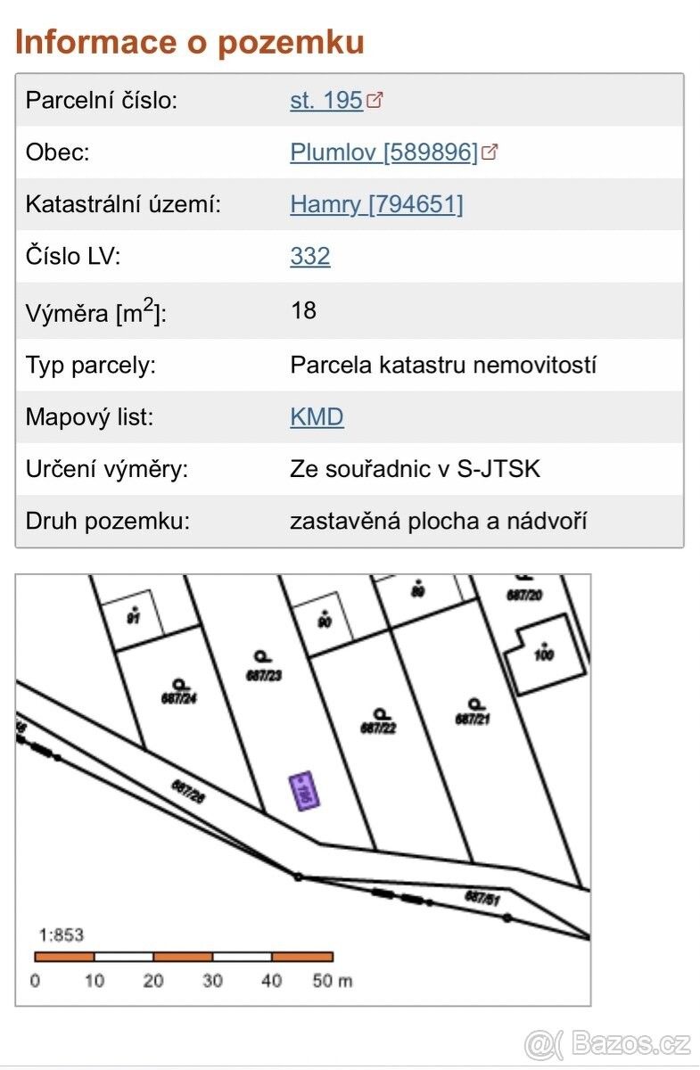 Pozemky pro bydlení, Plumlov, 798 03, 1 013 m²