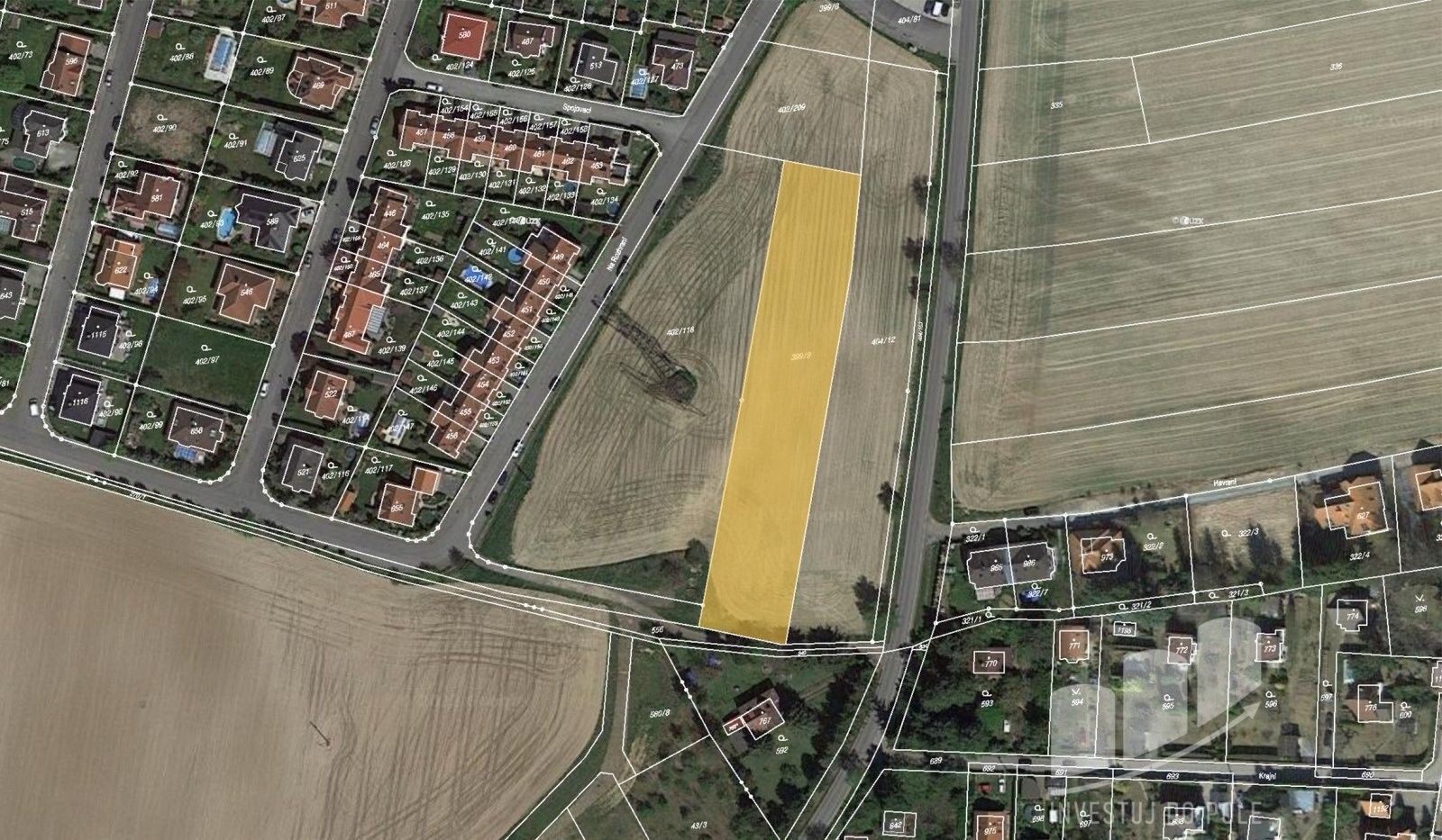 Prodej zemědělský pozemek - Zvole, 2 380 m²