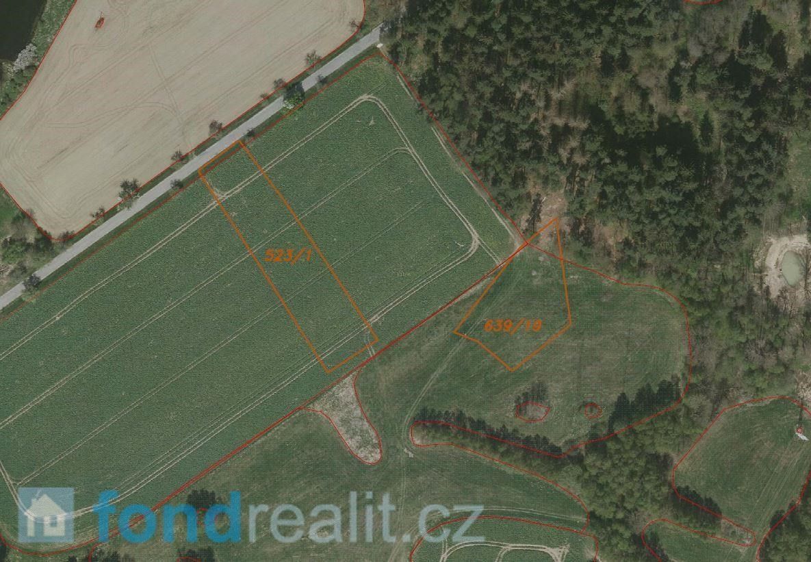 Prodej zemědělský pozemek - Vydří, 5 817 m²