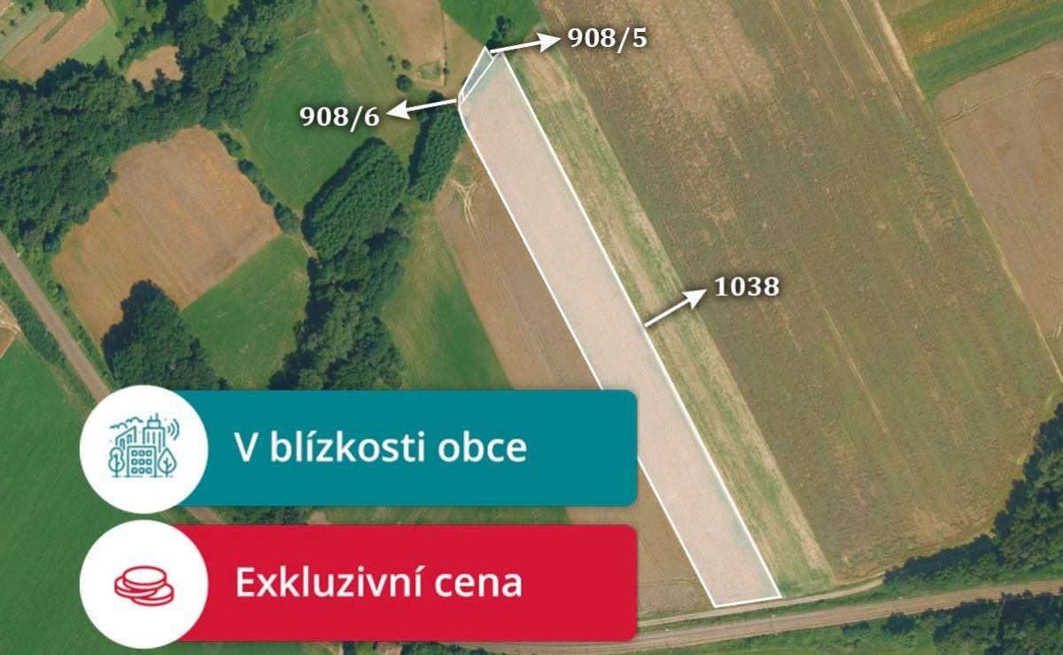 Prodej zemědělský pozemek - Kozohlody, Vlkaneč, 21 695 m²