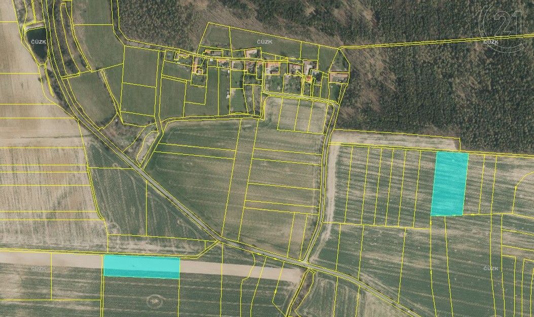 Zemědělské pozemky, Pohoří, Mišovice, 17 417 m²