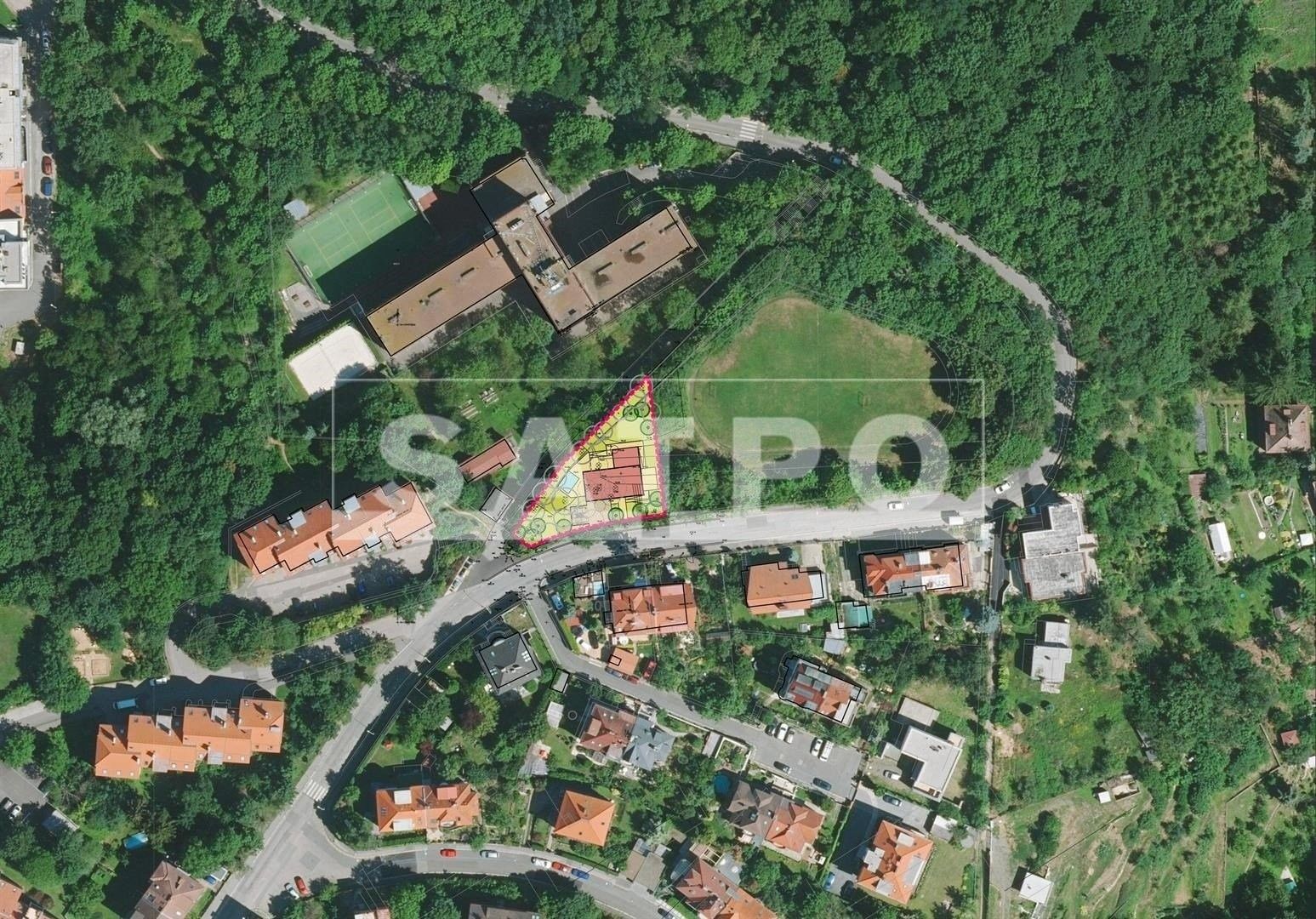Prodej pozemek pro bydlení - Nad Turbovou, Košíře, Praha, Česko, 882 m²