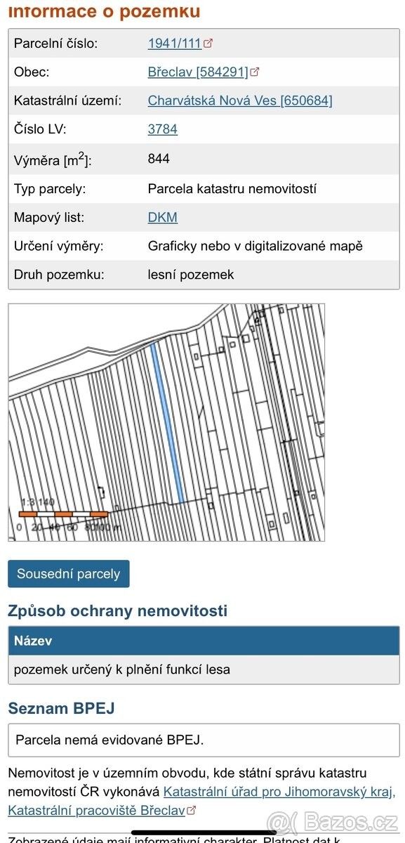 Prodej pozemek - Břeclav, 690 06