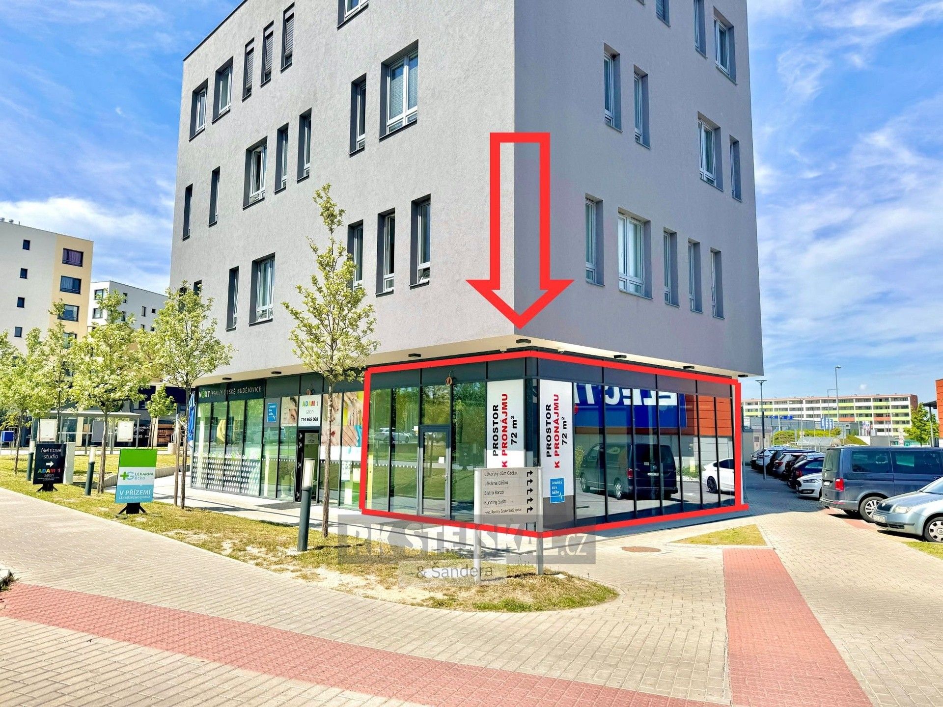 Obchodní prostory, České Vrbné, České Budějovice, 72 m²