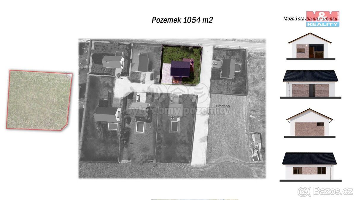 Pozemky pro bydlení, Sedlčany, 264 01, 1 054 m²