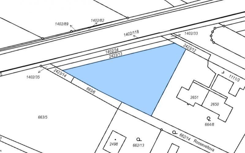 Prodej komerční pozemek - Chlumec nad Cidlinou, 1 151 m²