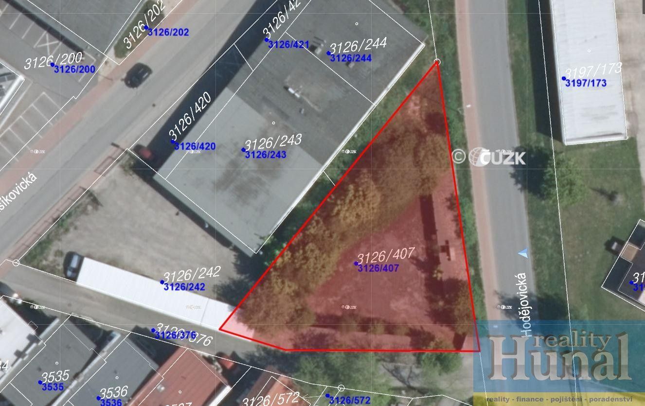 Pronájem komerční pozemek - Hodějovická, Pelhřimov, 1 000 m²