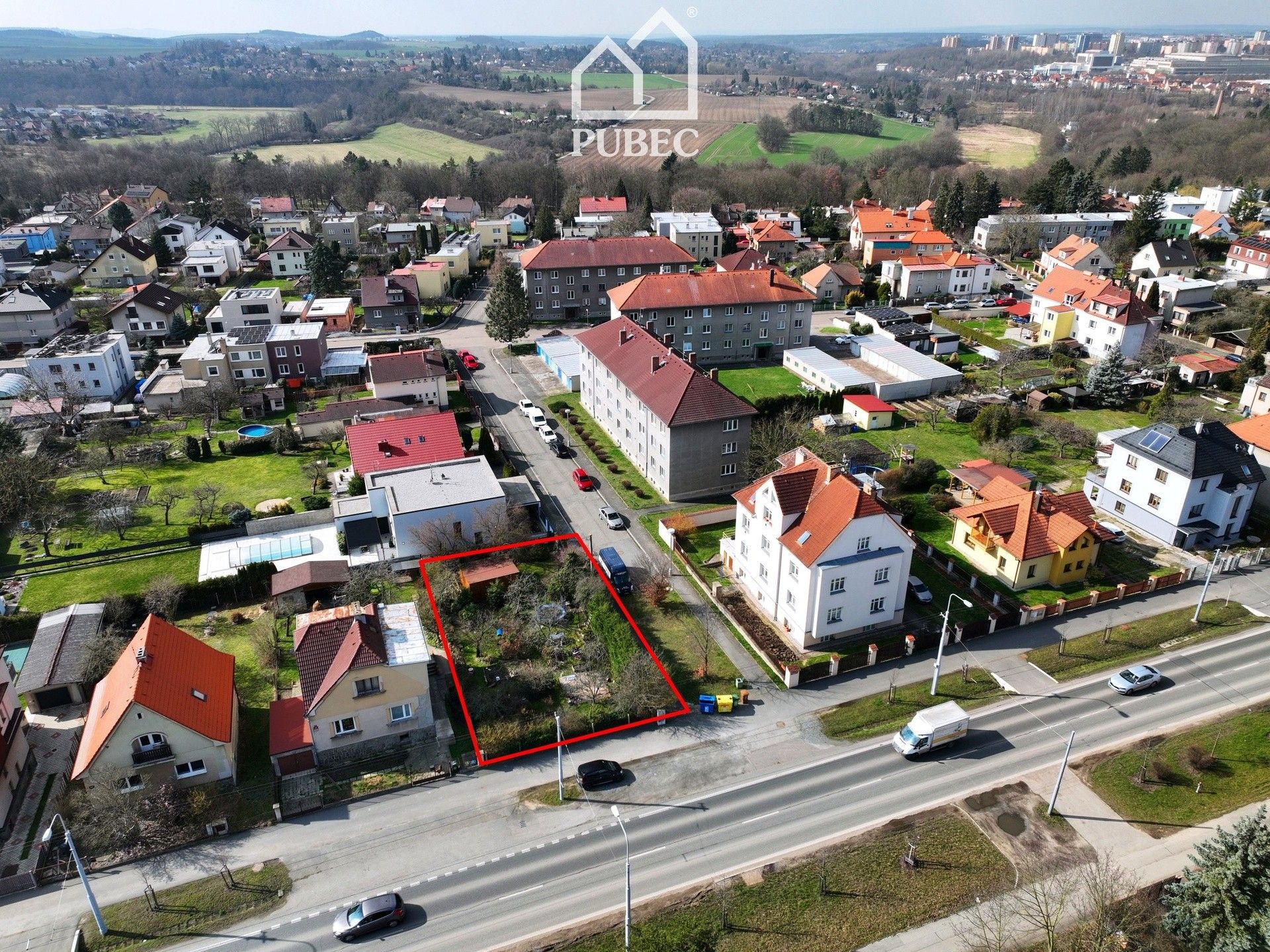 Prodej pozemek pro bydlení - Nepomucká, Černice, Plzeň, 492 m²