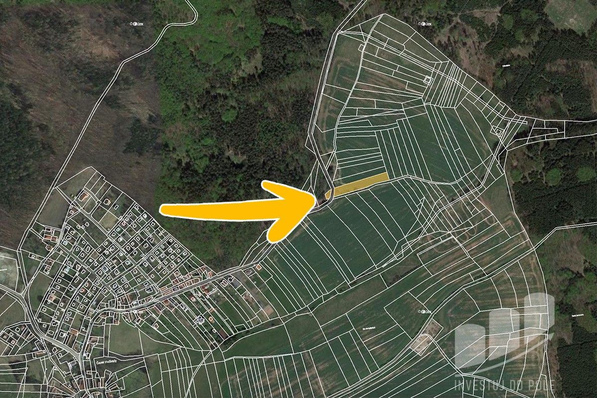 Prodej zemědělský pozemek - Černé Voděrady, 1 934 m²