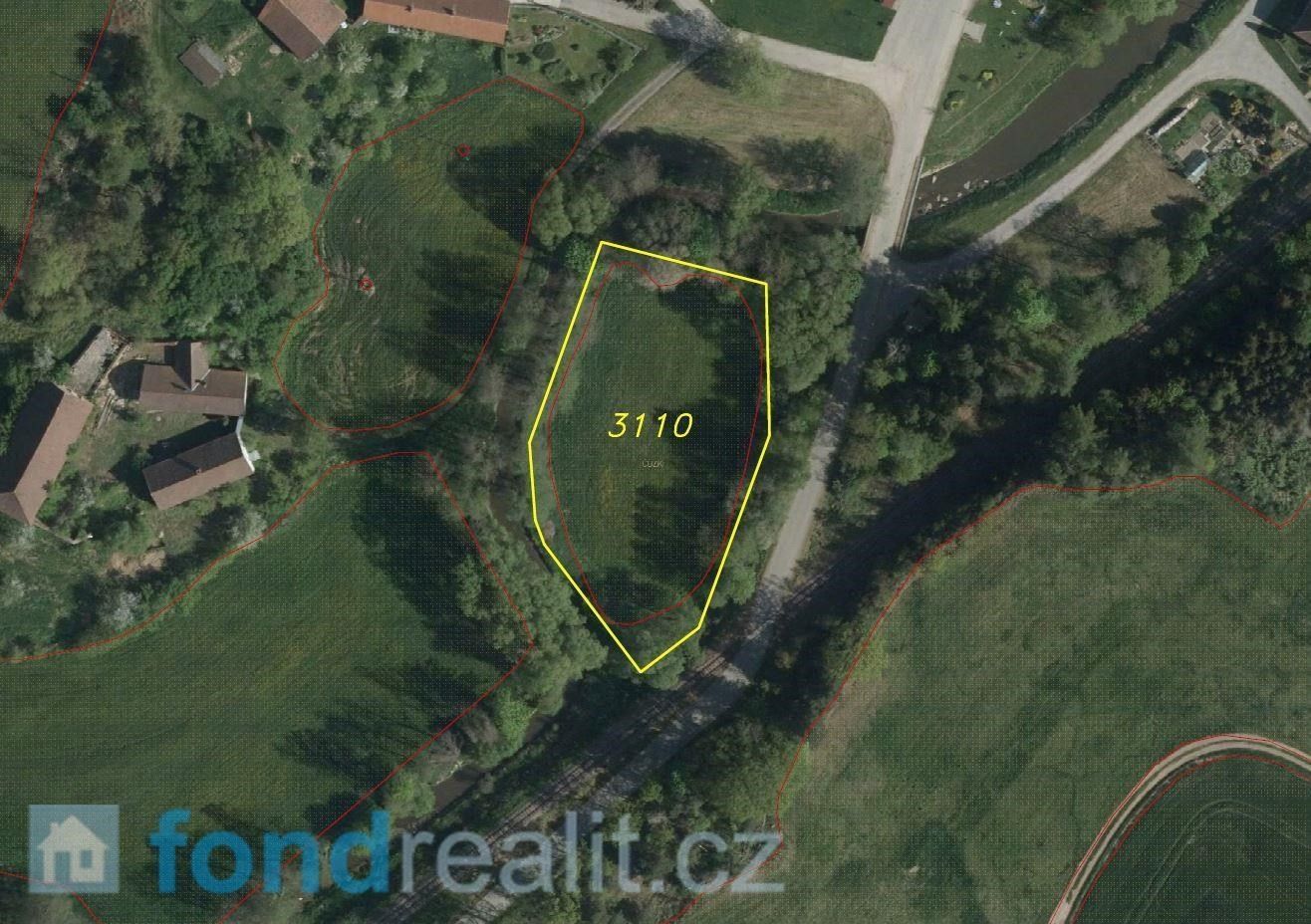 Prodej pozemek - Slaviboř, Černíč, 3 516 m²