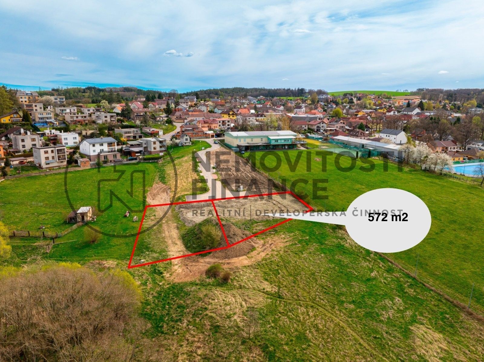 Prodej pozemek pro bydlení - Dolní, Staré Hodějovice, 572 m²