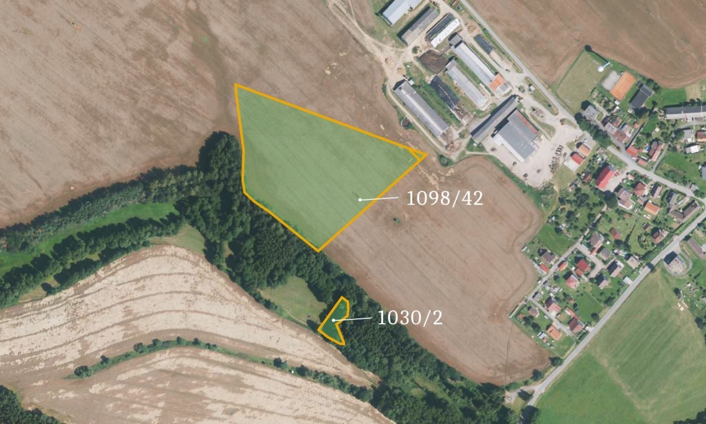 Zemědělské pozemky, Šebířov, 23 842 m²