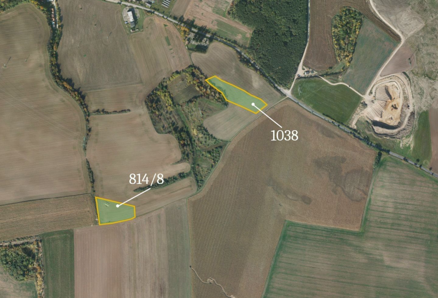 Prodej zemědělský pozemek - Poříčany, 16 507 m²