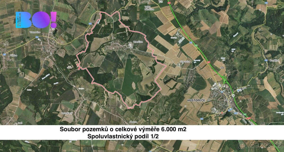 Zemědělské pozemky, Uherčice u Hustopečí, 691 62, 3 000 m²