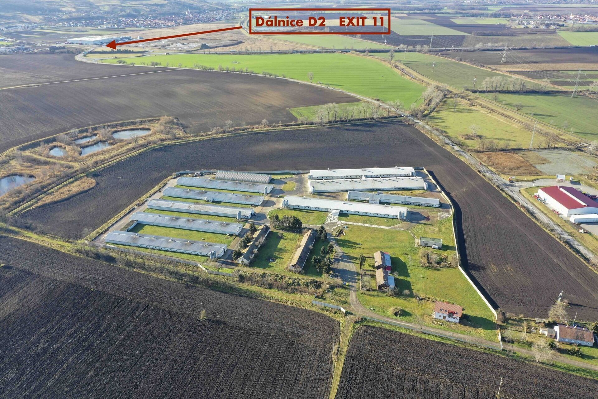 Prodej zemědělský objekt - Měnín, 63 359 m²