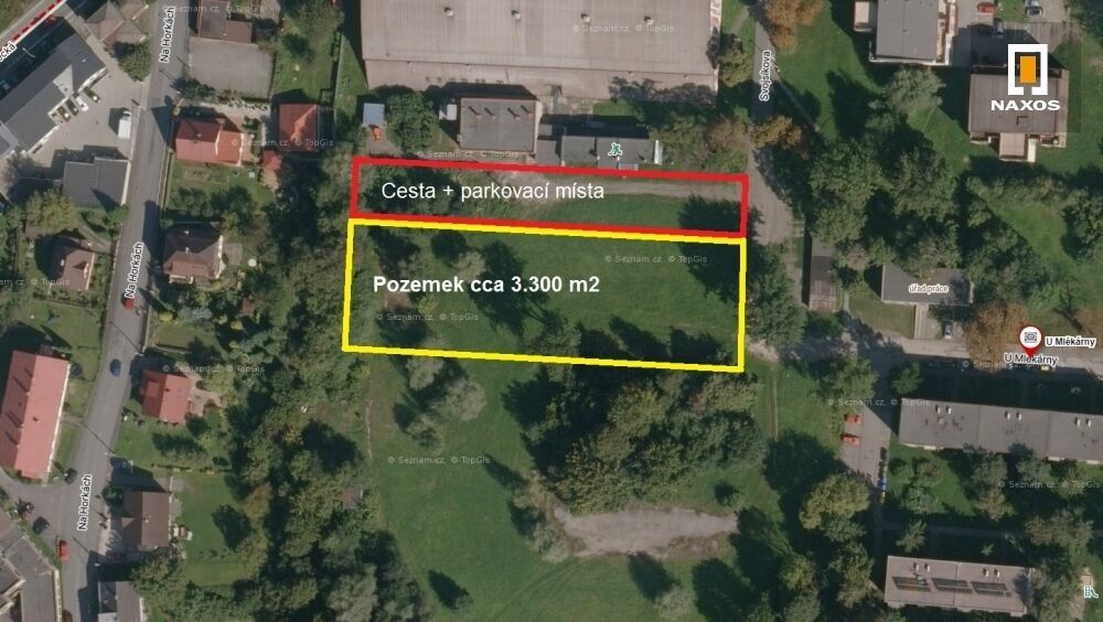 Prodej komerční pozemek - U Mlékárny, Český Těšín, 3 300 m²