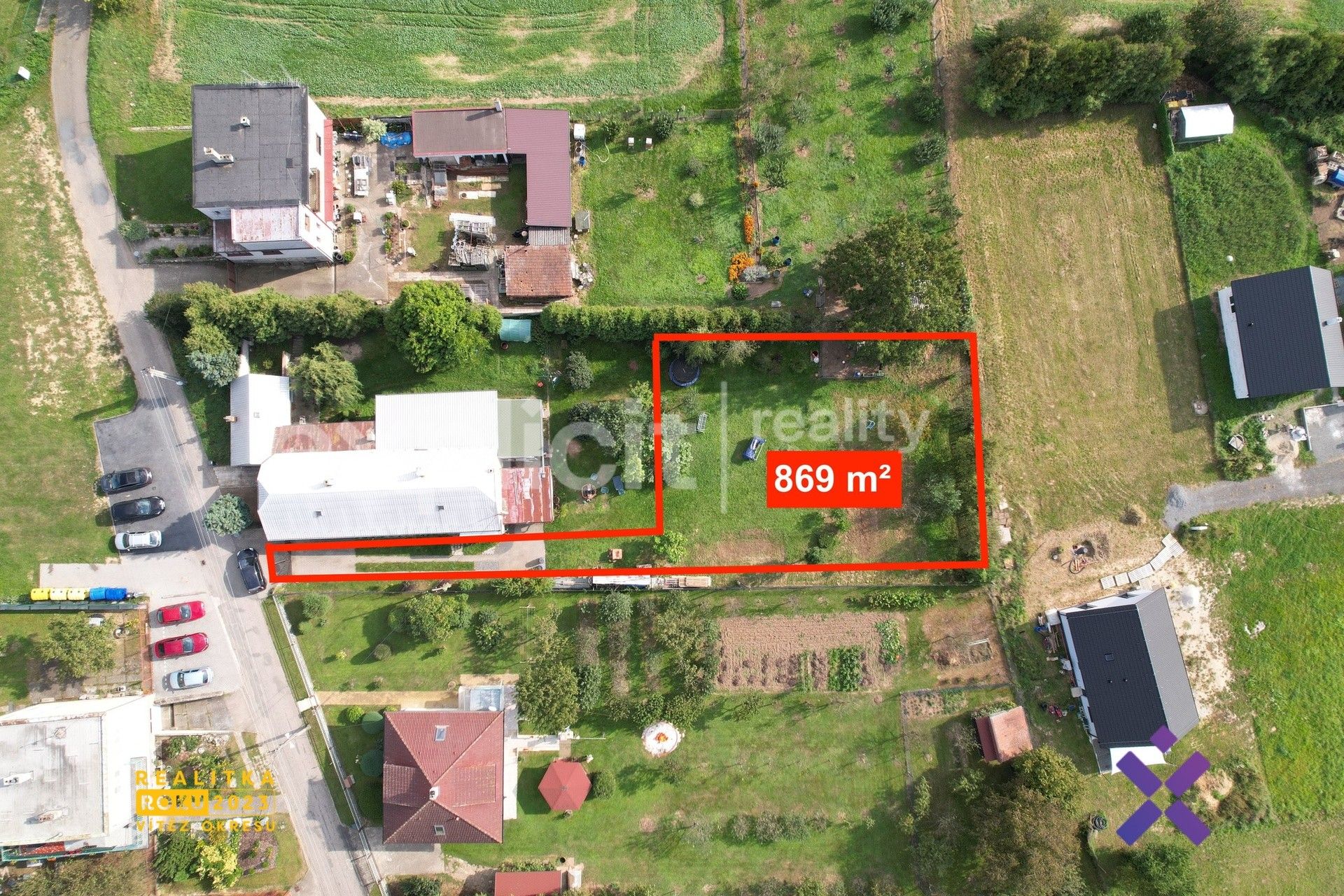 Pozemky pro bydlení, Machová, 869 m²