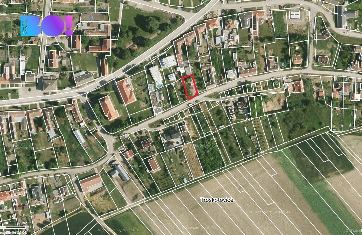 Prodej pozemek pro bydlení - Troskotovice, 352 m²