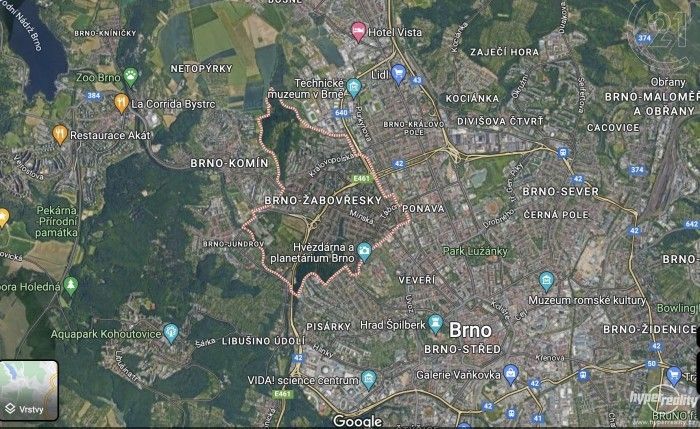 Pozemky pro bydlení, Brno, 850 m²