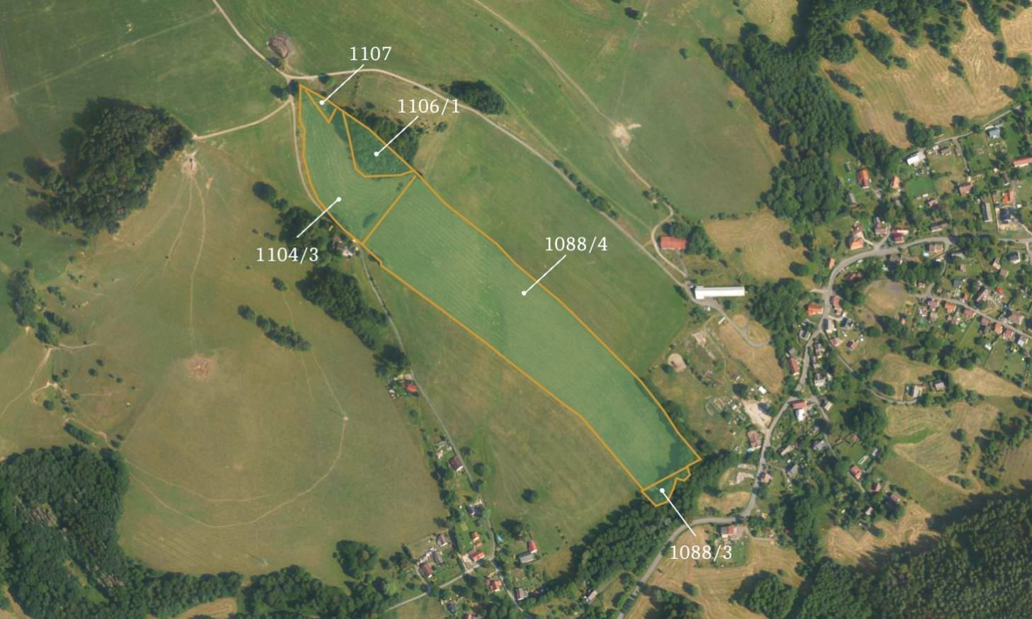 Prodej zemědělský pozemek - Kunratice, 81 252 m²