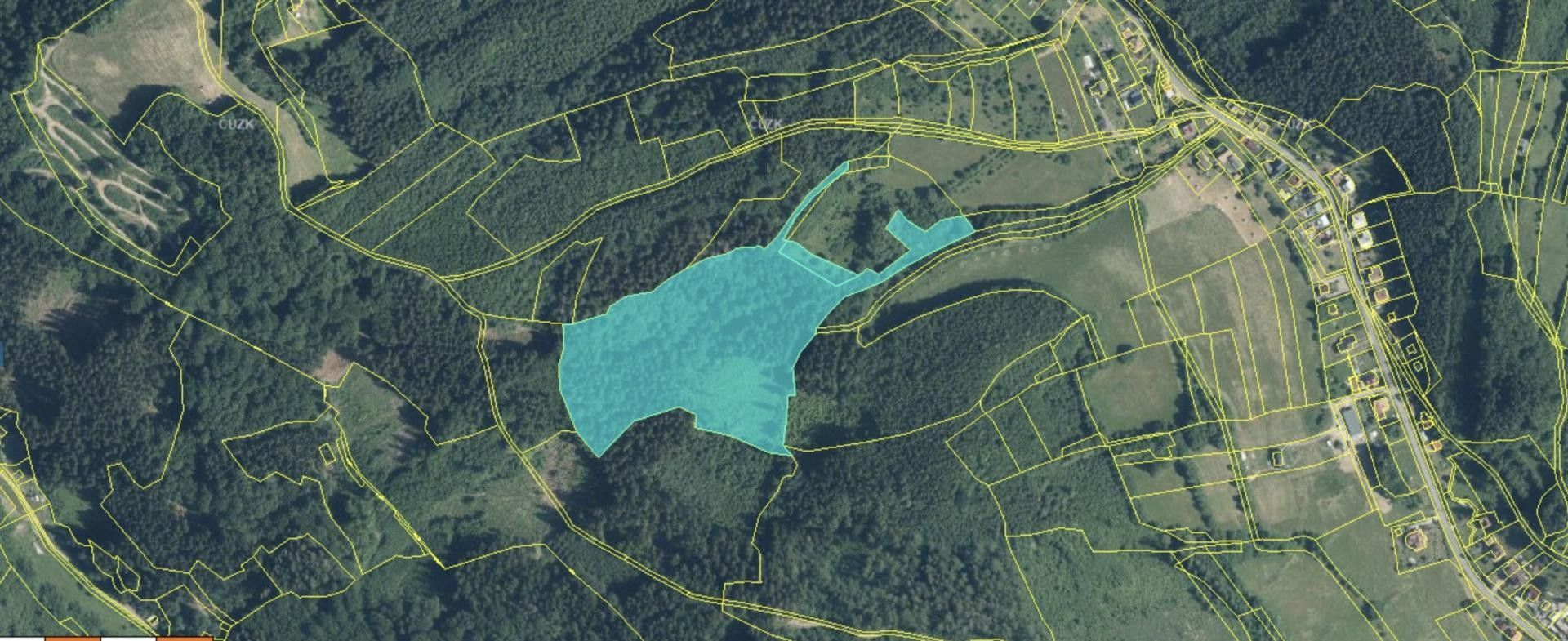 Lesy, Rokytnice, Vsetín, 38 165 m²