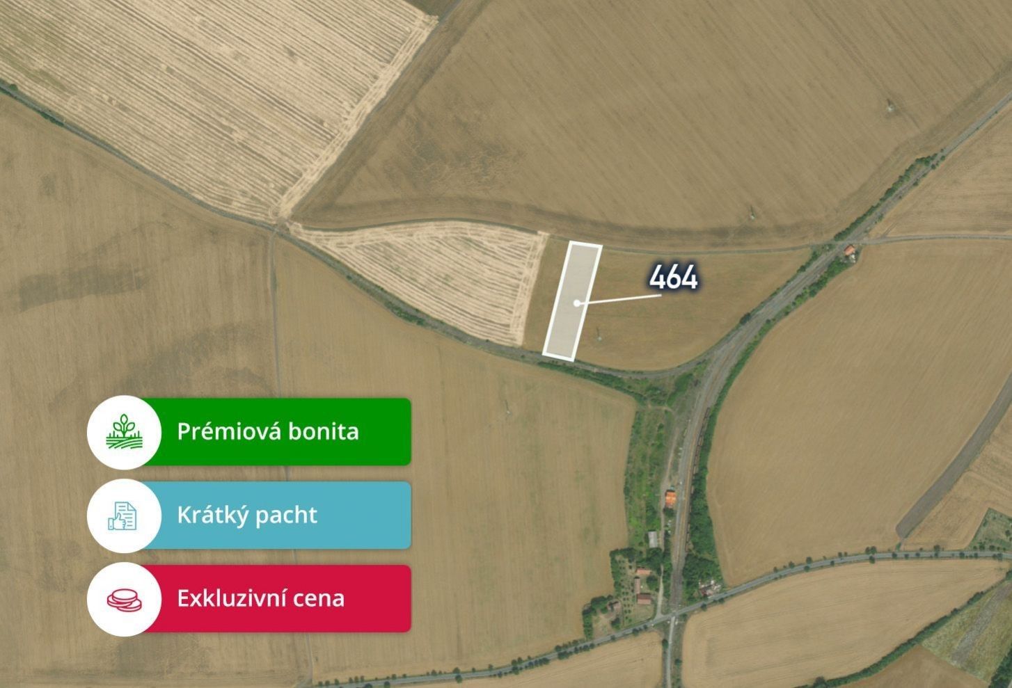 Prodej zemědělský pozemek - Kaštice, Podbořany, 7 120 m²