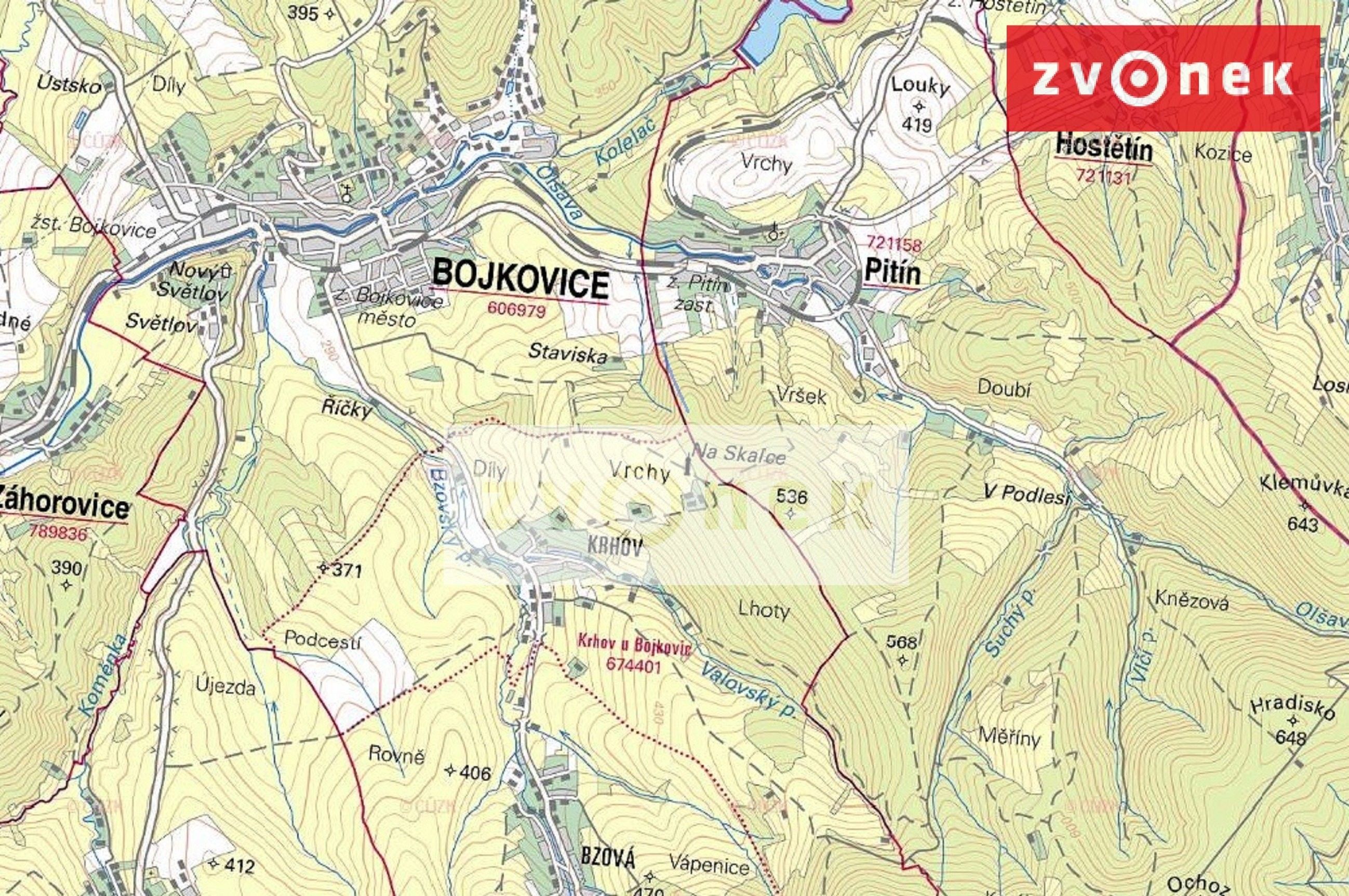 Lesy, Přečkovice, Bojkovice, 140 000 m²