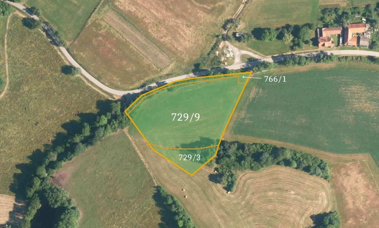 Zemědělské pozemky, Nová Ves, 30 881 m²