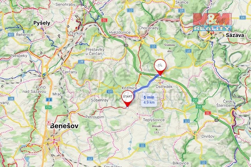 Prodej pozemek pro bydlení - Benešov u Prahy, 256 01, 1 771 m²