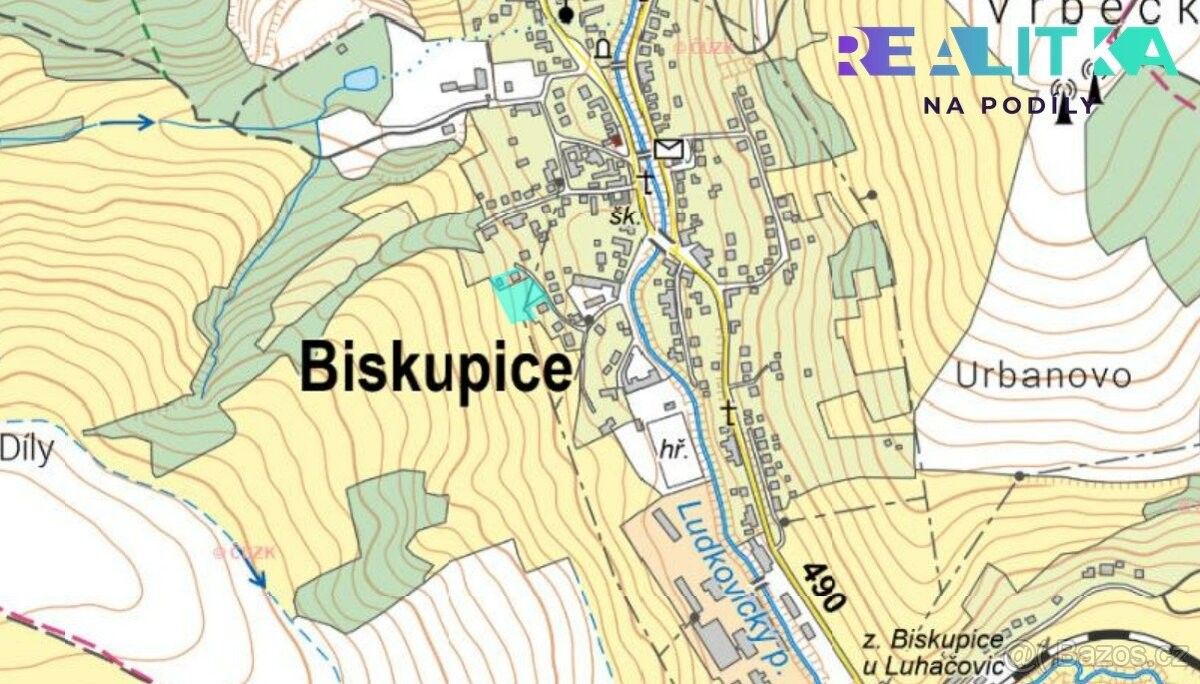 Prodej pozemek - Biskupice u Luhačovic, 763 41, 3 354 m²