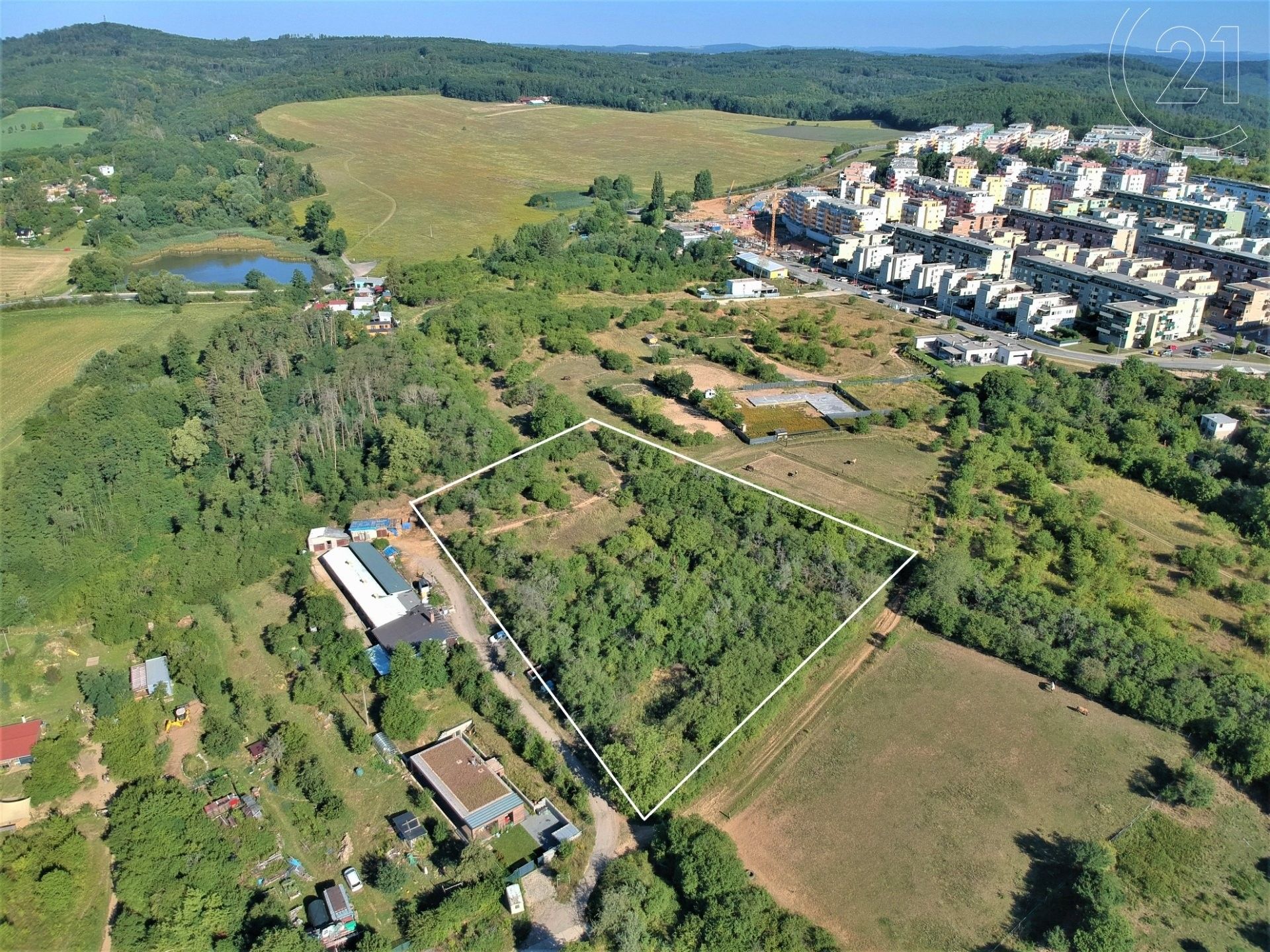 Pozemky pro bydlení, Žebětín, Brno, 5 882 m²