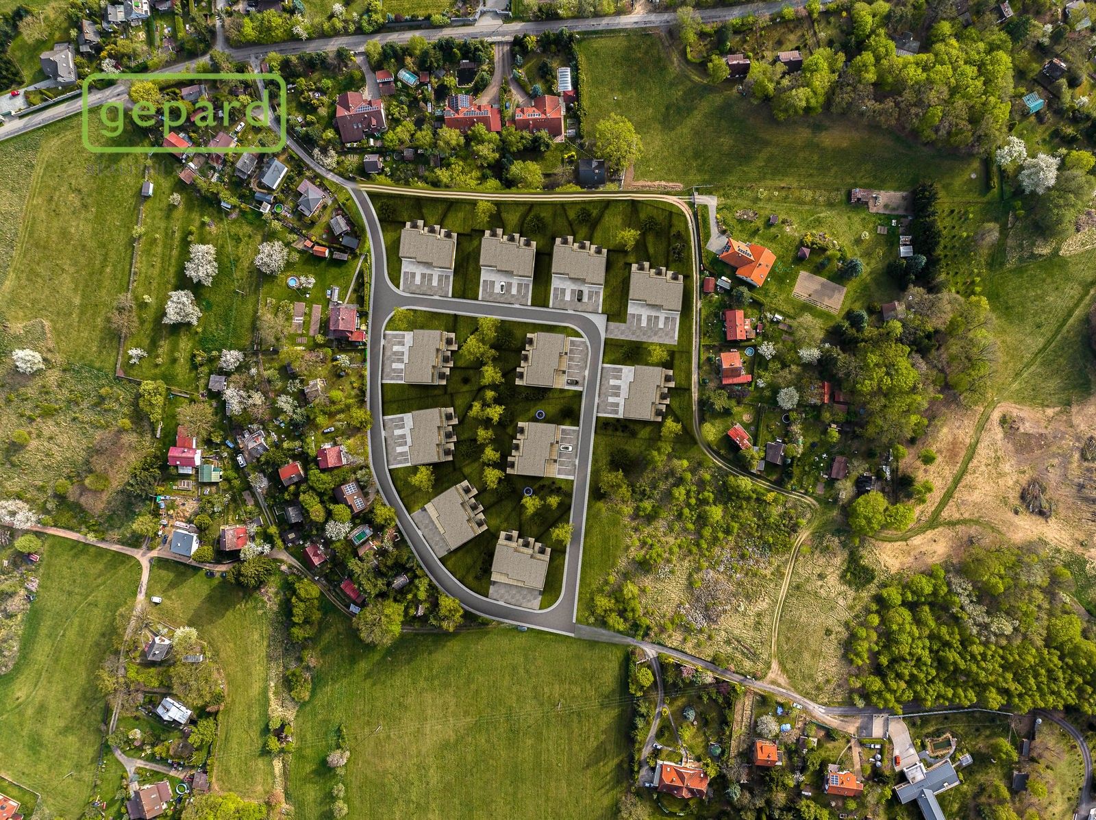 Prodej pozemek pro bydlení - Kamenice, 9 634 m²