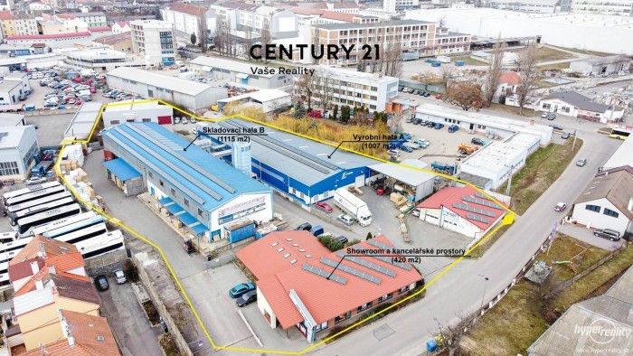 Výrobní prostory, Hakenova, Znojmo, 2 546 m²