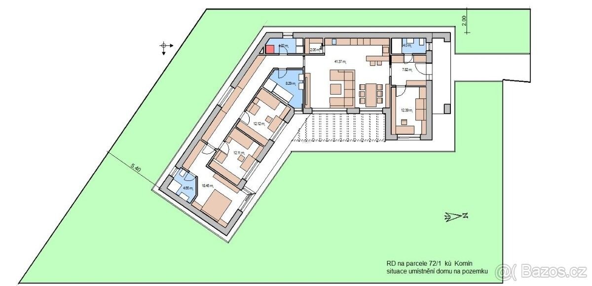 Prodej pozemek pro bydlení - Brno, 624 00, 1 189 m²
