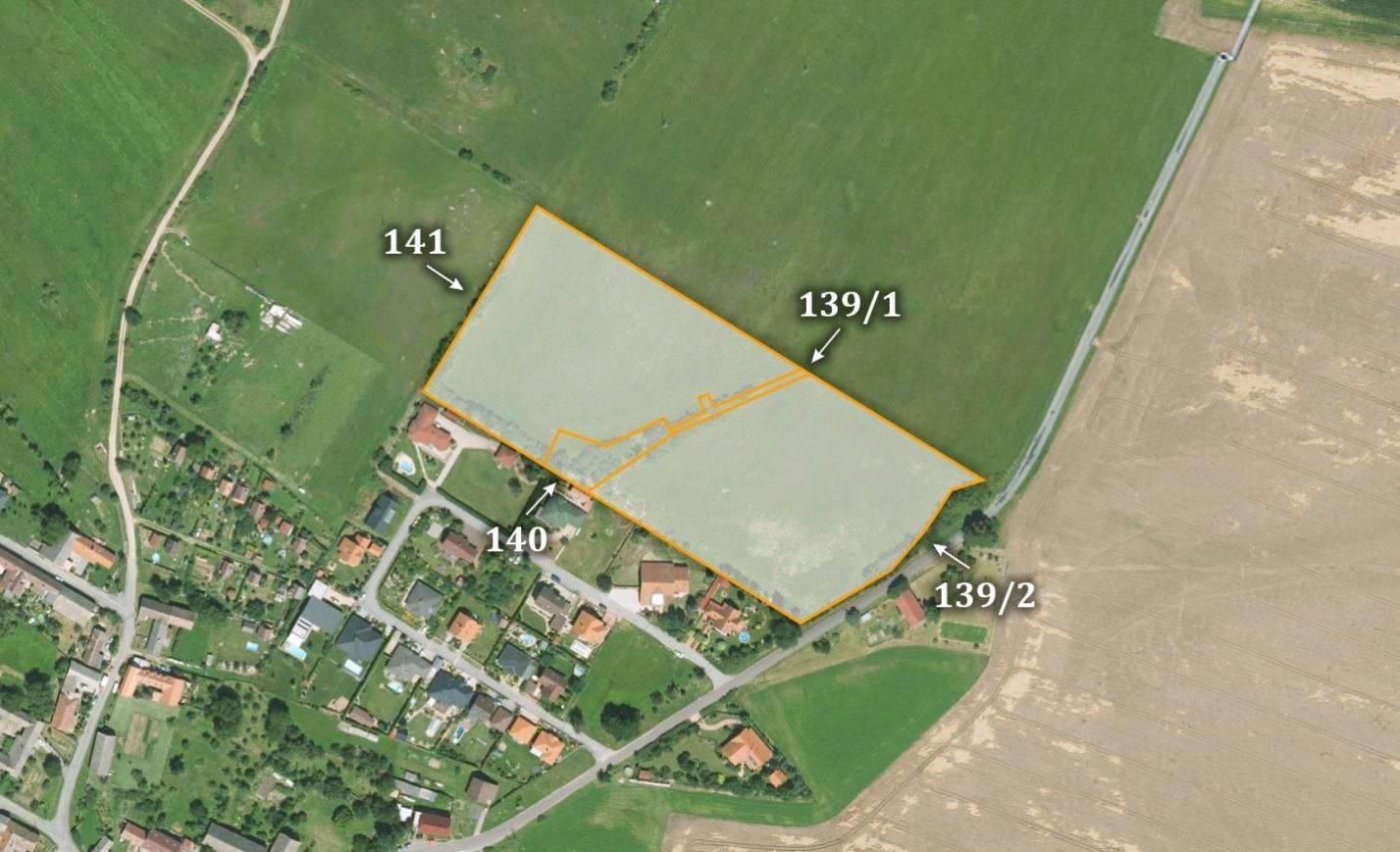 Zemědělské pozemky, Klučov, 17 742 m²