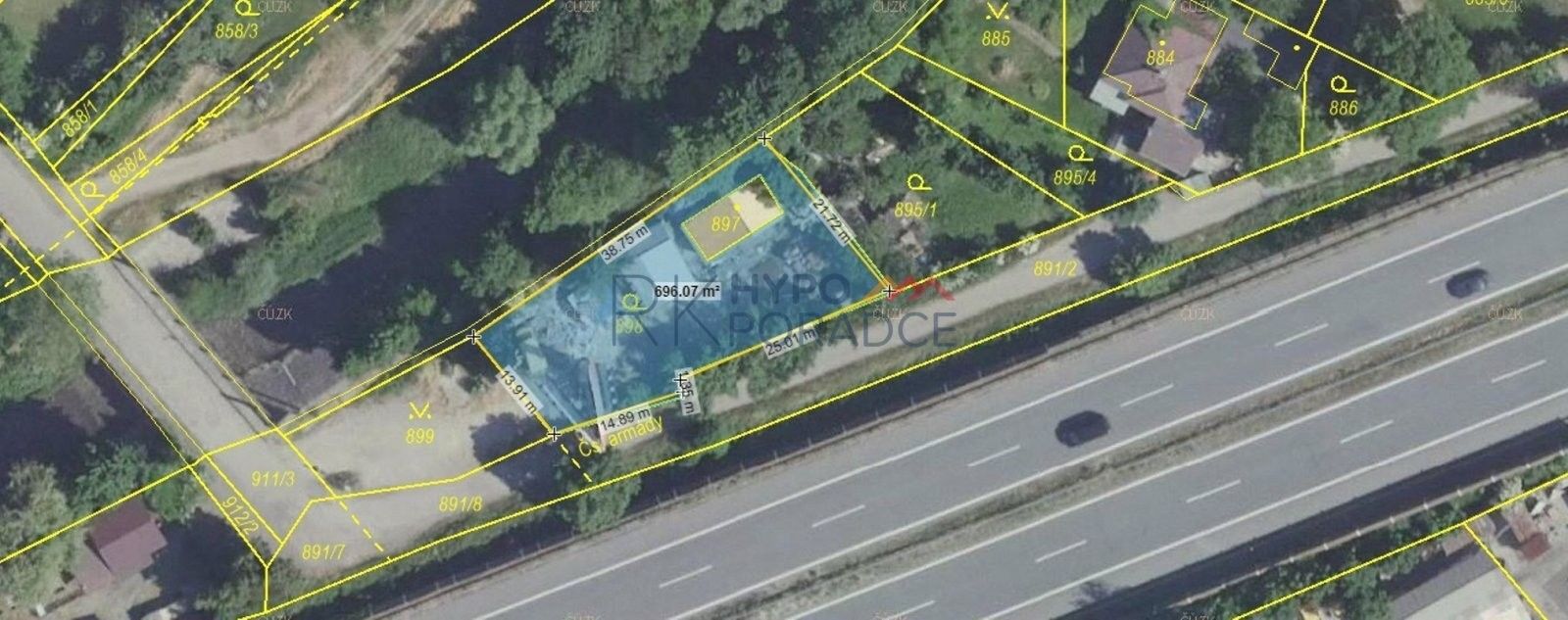 Pronájem komerční pozemek - Čs. armády, Zdice, 716 m²