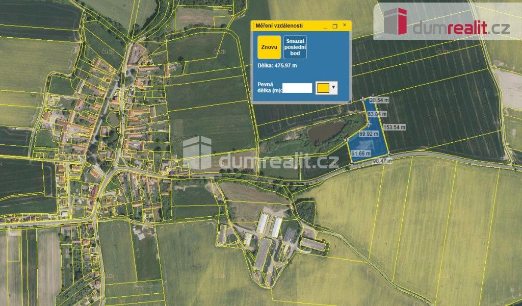 Prodej zemědělský pozemek - Číčenice, 9 632 m²